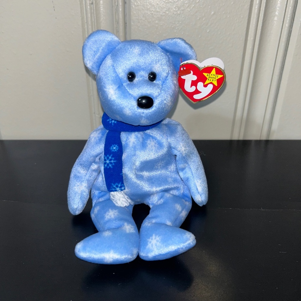 1999 Holiday Teddy Ty Beanie Baby